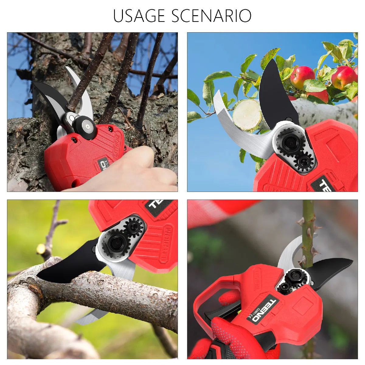 Teeno Sécateur Eléctrico Brushless 1 x 2000 mAh - Imagen 5
