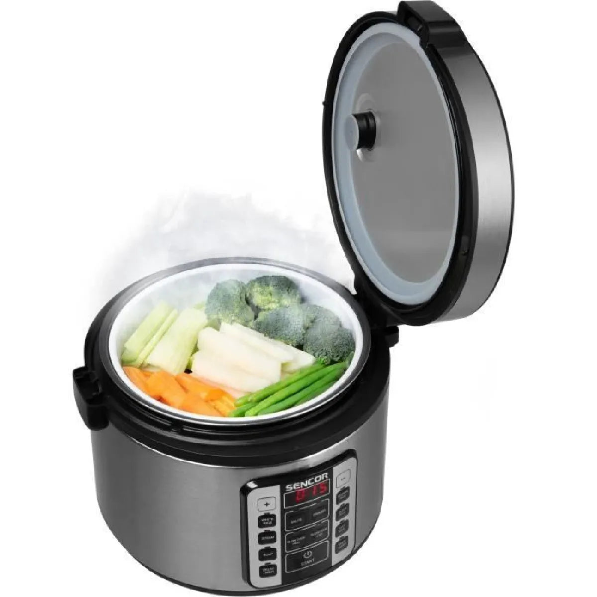 SencorSRM 3151BK Cocedor de arroz 1,5 L Inox - Imagen 4