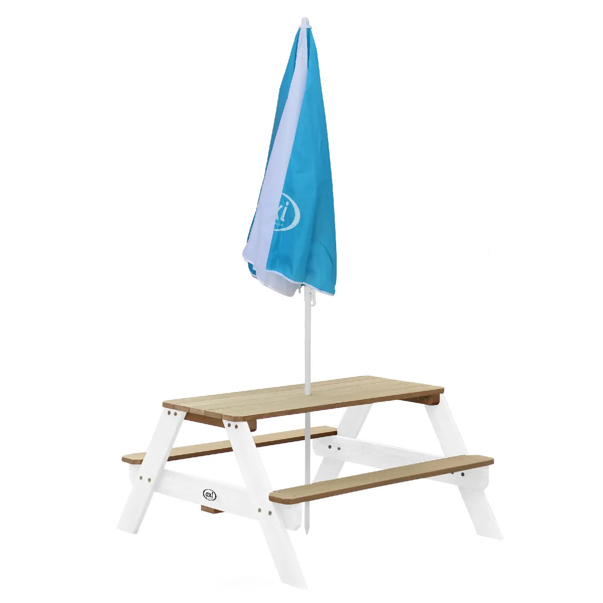 Axi House AXI Parasol Infantil Ø125 cm Azul y Blanco - Imagen 3