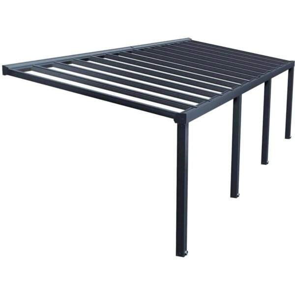 Canopia by Palram Pergola Adosada Gris Techo Policarbonato 4mm