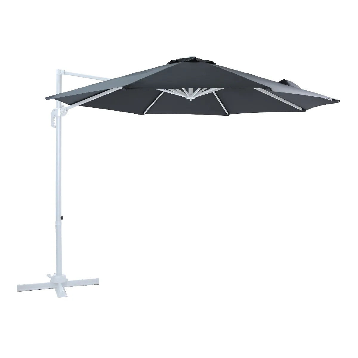 Axi House Parasol Marisol 300 cm Blanco Gris