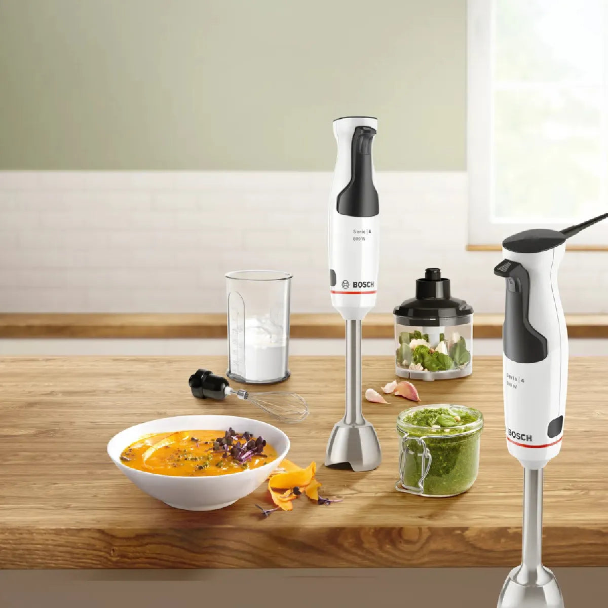 Bosch ErgoMaster 800W Batidora de Mano Blanca - Imagen 3