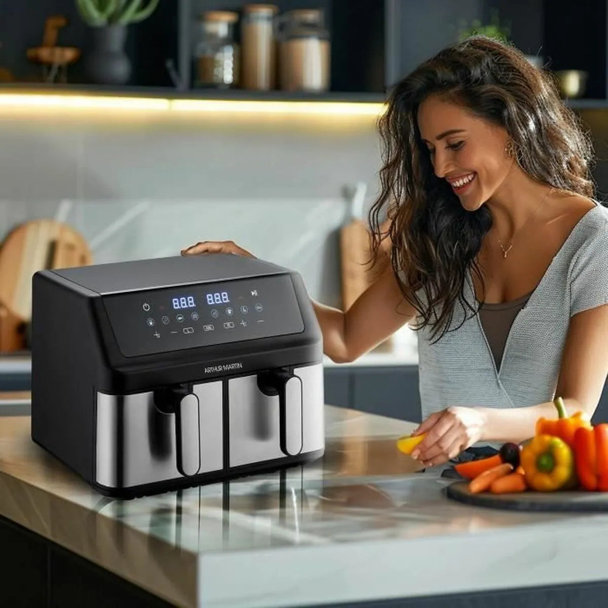 Arthur Martin Airfryer AMPF9: Freidora sin Aceite 9 L - Imagen 5