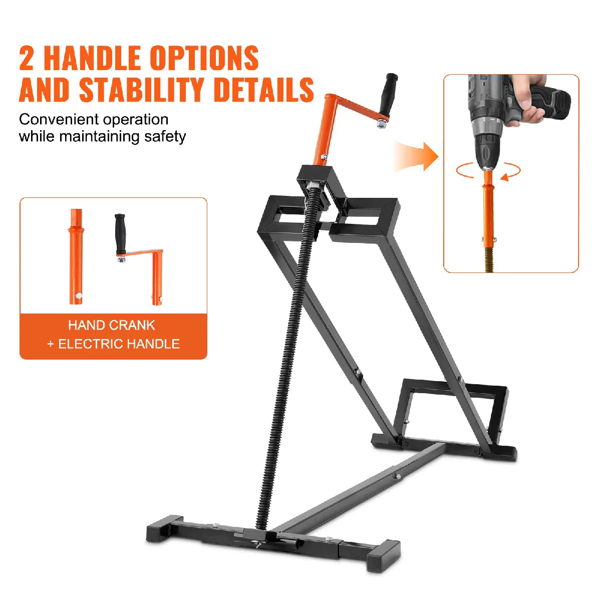 Vevor Elevador para Segadora Autopropulsada 399 kg Acero al Carbono - Imagen 4