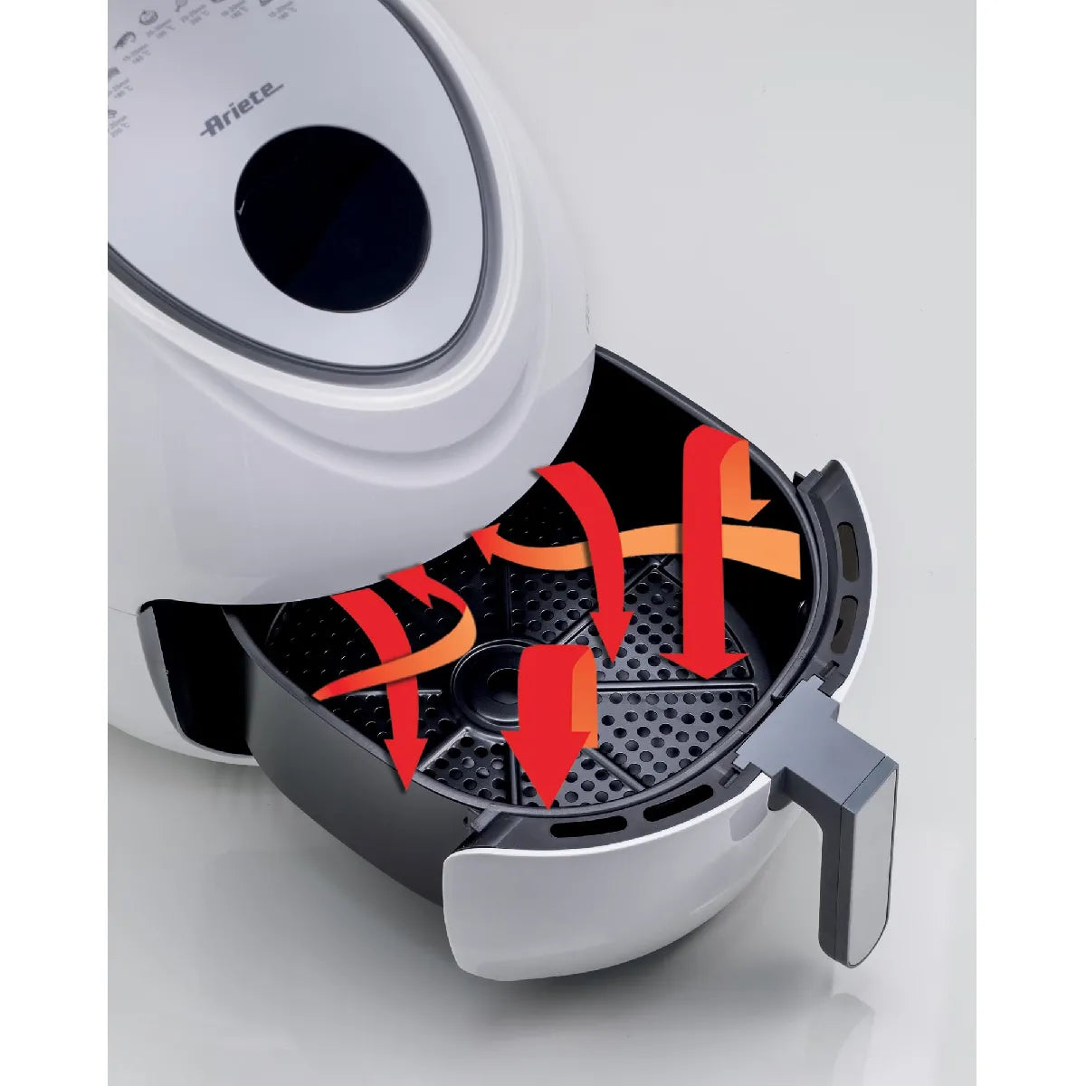 Ariete 4618/03 Freidora de Aire Blanco Acero Inoxidable - Imagen 3