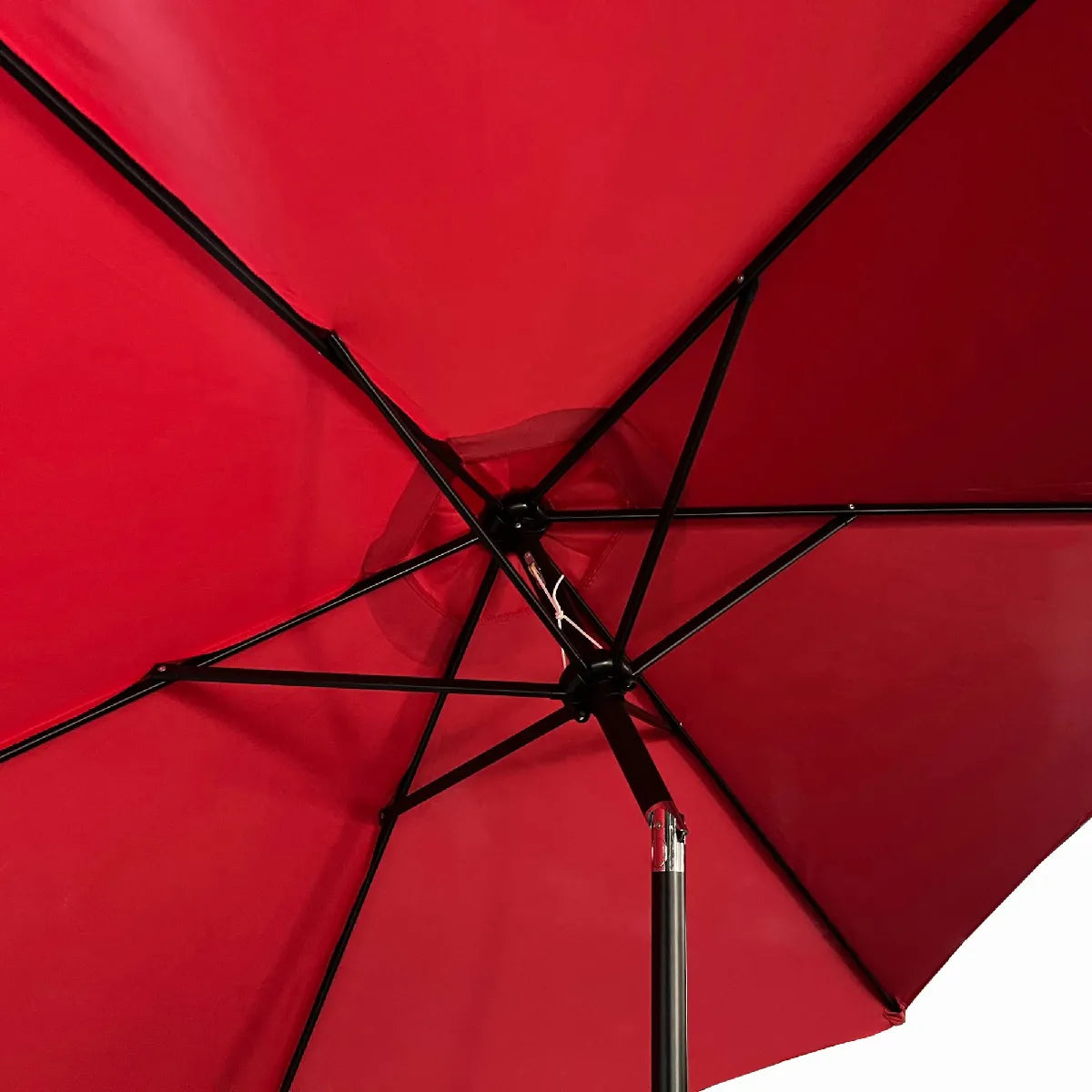 AKORD Parasol de Jardín Hexagonal Rojo Impermeable 2,7 m - Imagen 4