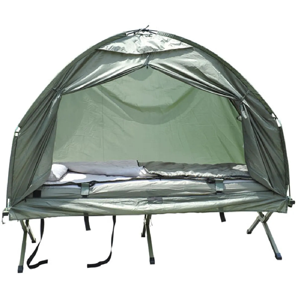 BCELEC Lit De Camp Avec Tente Et Sac De Couchage - Imagen 4