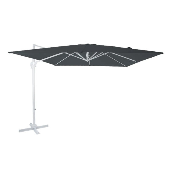 Axi House AXI Nima Parasol Rectangular 300x300 Cm Blanc Gris