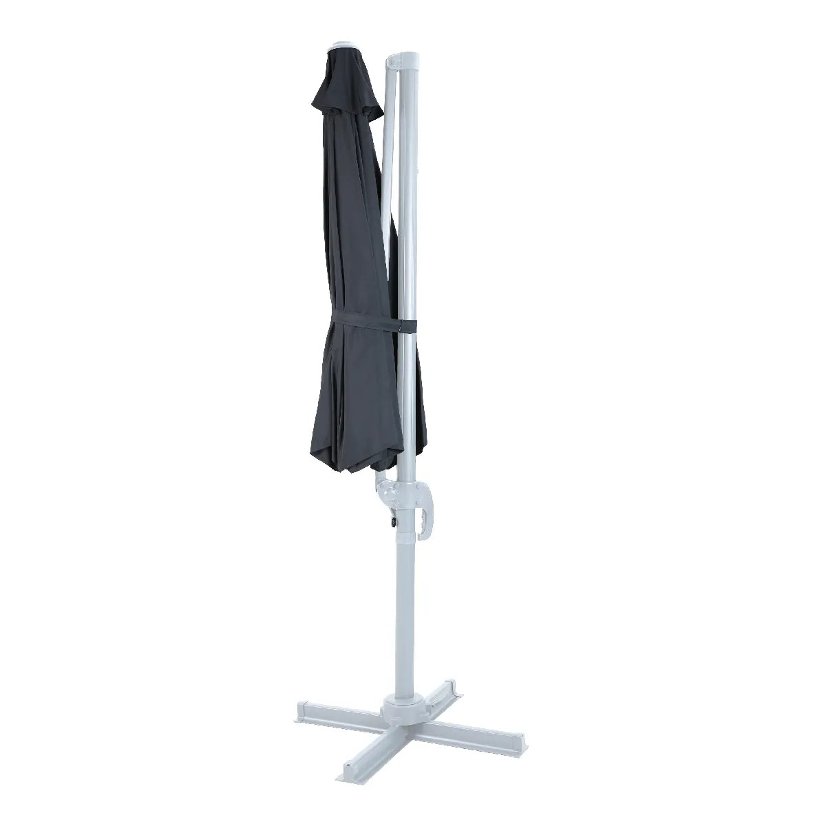 Axi House Parasol Marisol 300 cm Blanco Gris - Imagen 5
