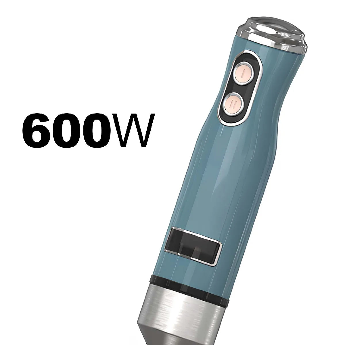 Avizar Batidora Inmersión 600W Motor Cobre Pie Inoxidable Azul - Imagen 5