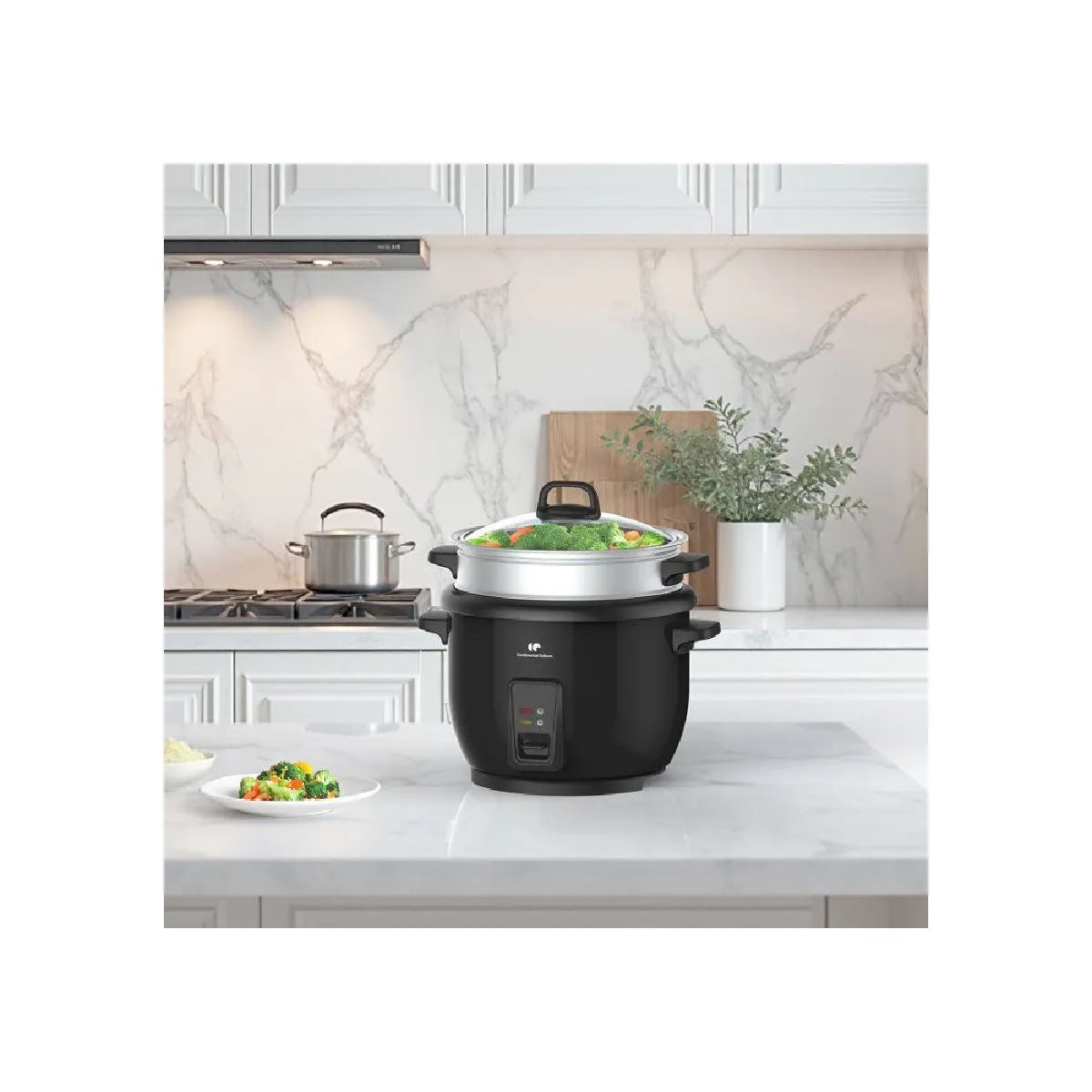 Continental Edison CECR18B - 1,8 L - 700 W - Inox - Imagen 4