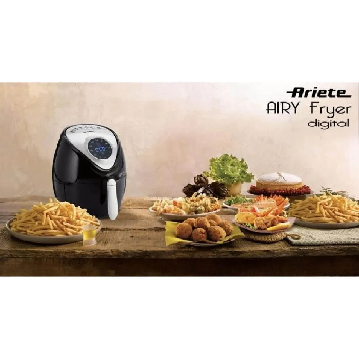 Ariete 4616 Freidora Sin Aceite 1300W 7 Programas 1,2kg - Imagen 3