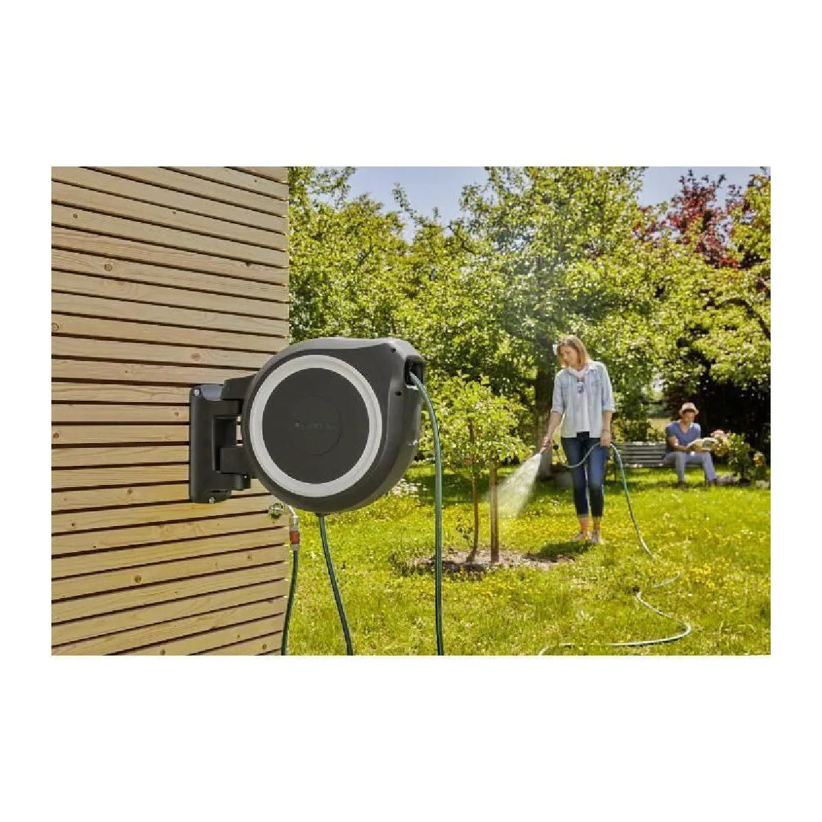 GARDENA Enrollador Automático RollUp L 30m Mural UV