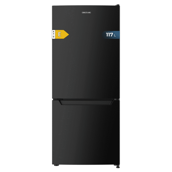 Cecotec CoolMarket Combi 117 DF Frigorífico Negro E