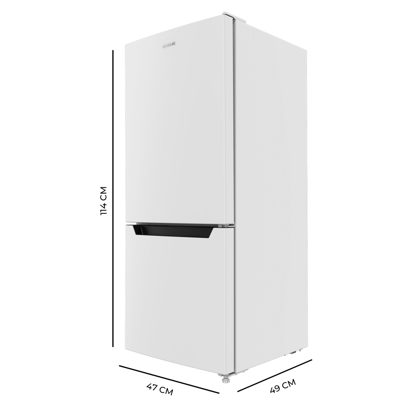 Cecotec Bolero CoolMarket 117 DF Frigorífico Combi Blanco 117L - Imagen 2