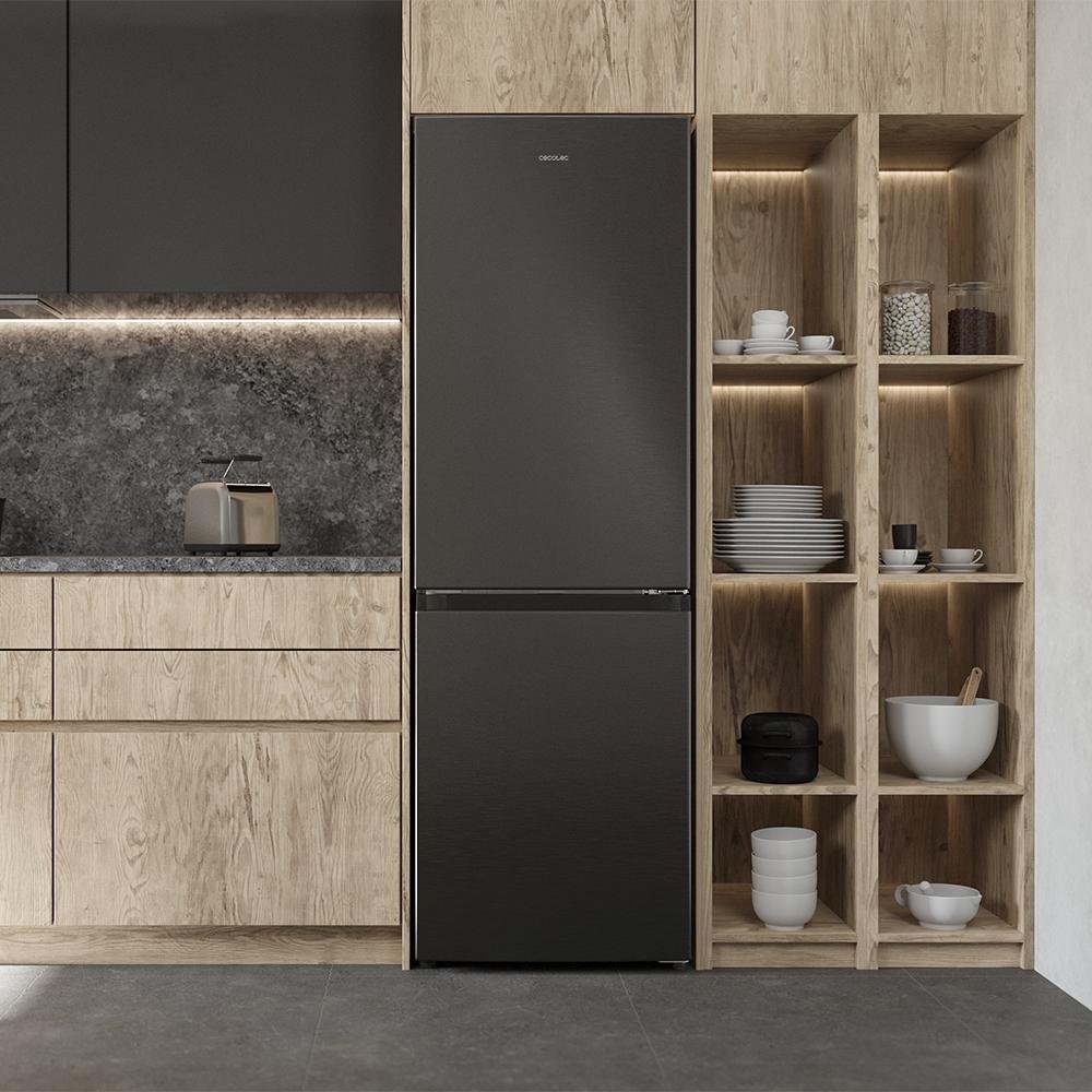 Cecotec Bolero CoolMarket Combi 296L Refrigerador Dark 185×60 cm - Imagen 5