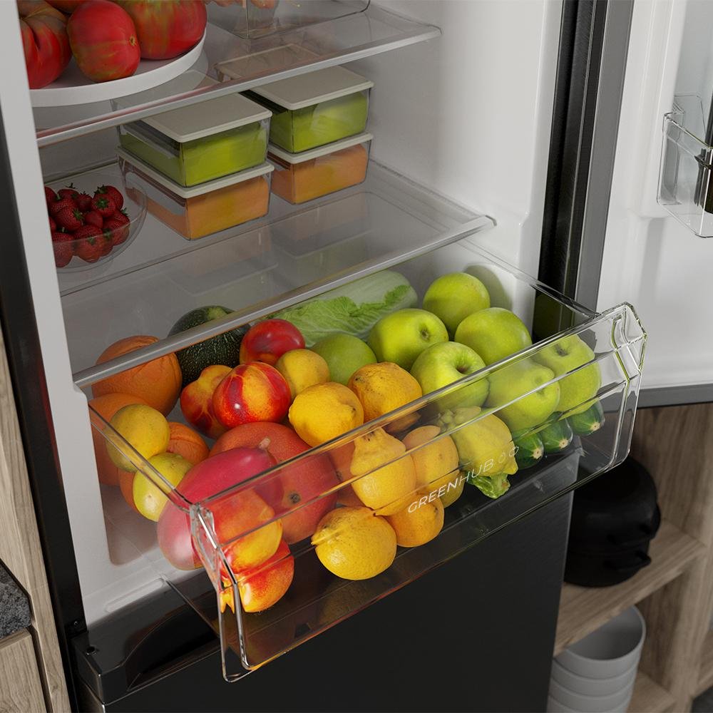 Cecotec Bolero CoolMarket Combi 296L Refrigerador Dark 185×60 cm - Imagen 7