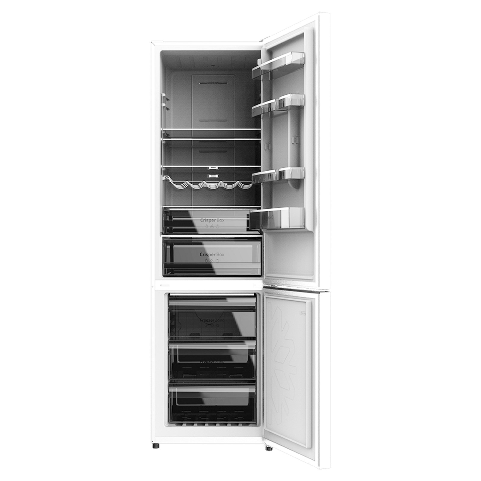 Cecotec Bolero CoolMarket Frigorífico Combi Inox 322 L - Imagen 4