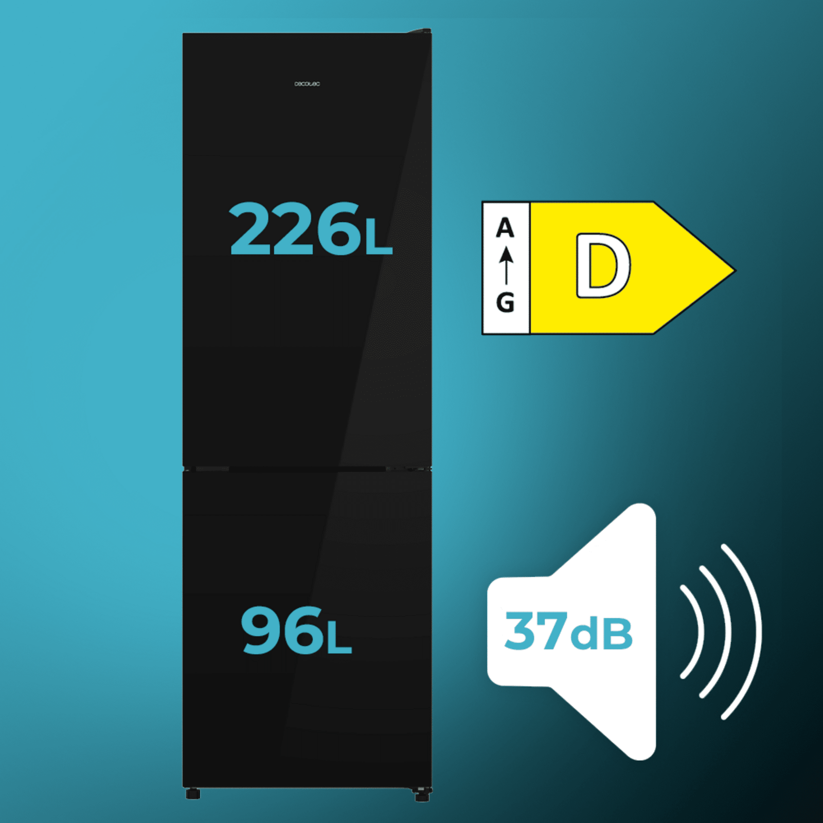 Bolero CoolMarket Combi 322i Black Glass D - Imagen 4