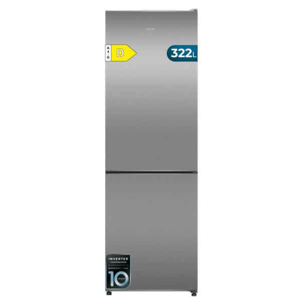 Cecotec Bolero CoolMarket Combi 322i Frigorífico Combi Acabado Inox