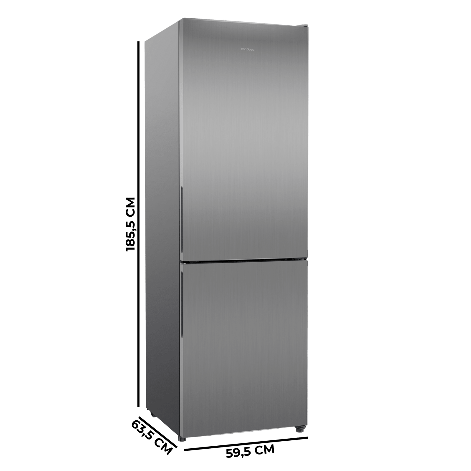 Cecotec Bolero CoolMarket Combi 322i Frigorífico Combi Acabado Inox - Imagen 2