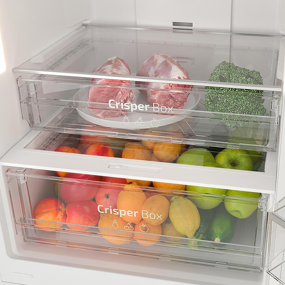 Cecotec Bolero CoolMarket Combi 356 Grey Glass Frigorífico - Imagen 11