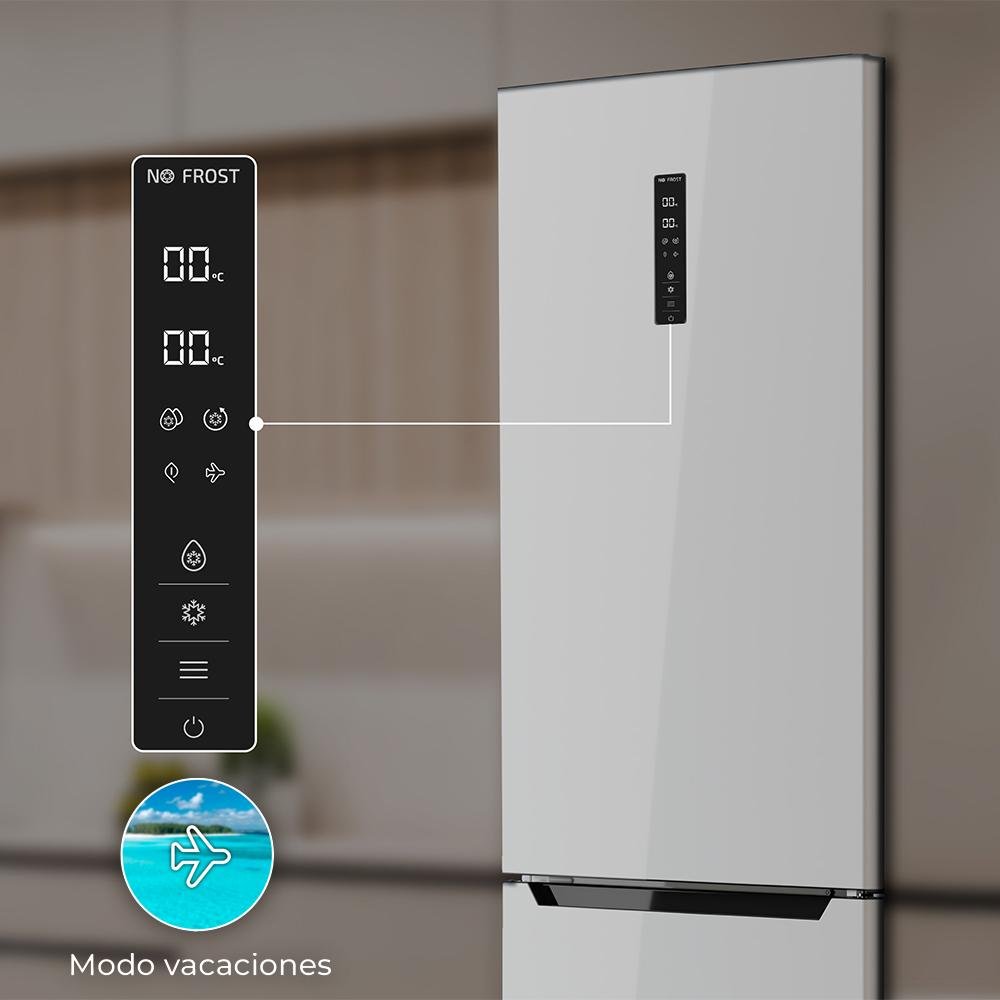 Cecotec Bolero CoolMarket Combi 356 Frigorífico No Frost Blanco E - Imagen 13