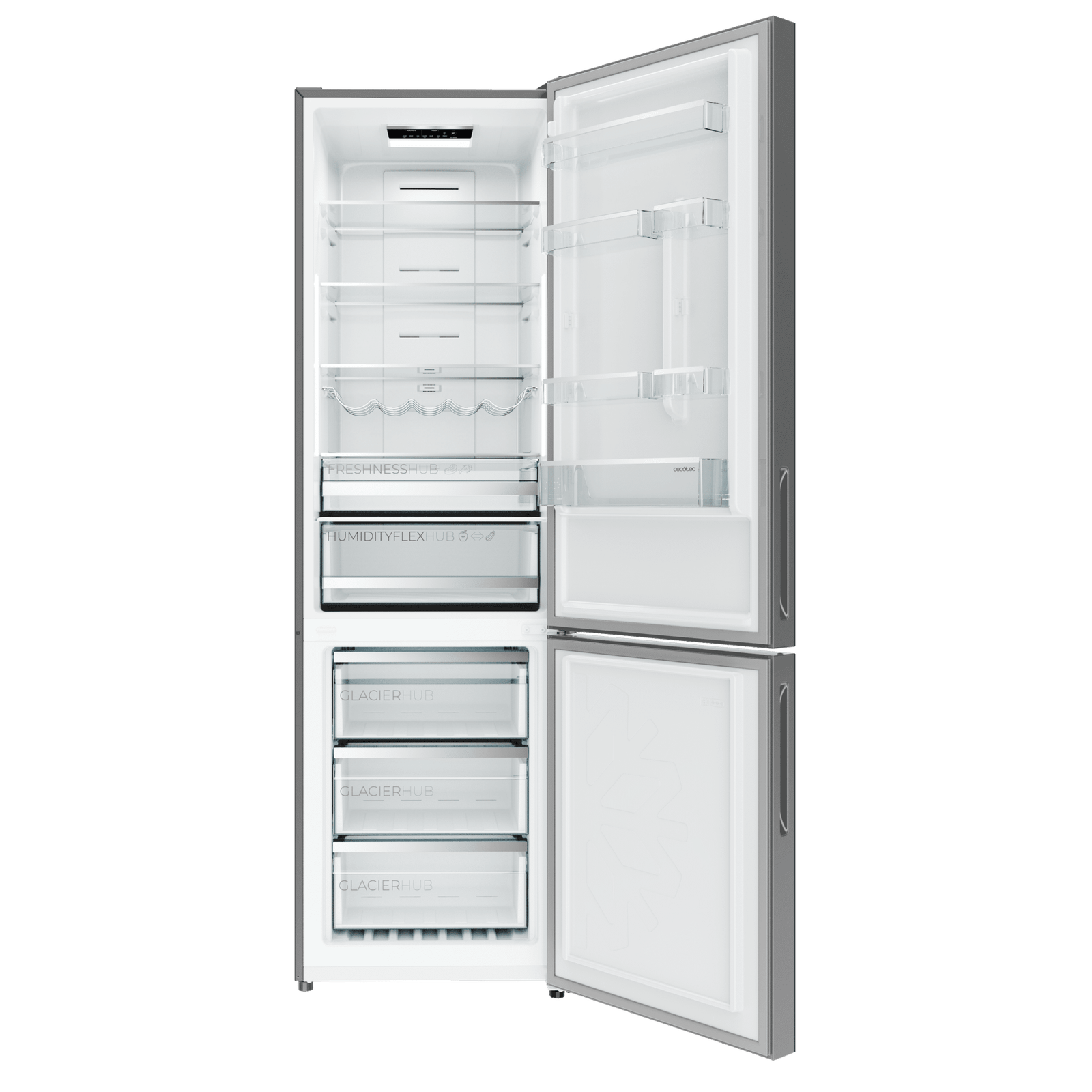 Cecotec Bolero CoolMarket Combi 356i Frigorífico 356L Dark D - Imagen 3