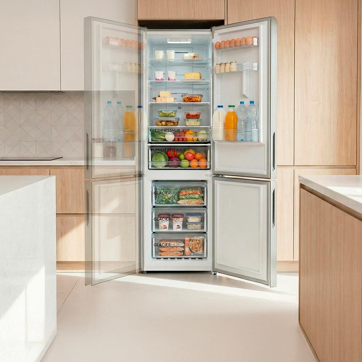 Cecotec Bolero CoolMarket Combi 356i Frigorífico 356L Dark D - Imagen 13