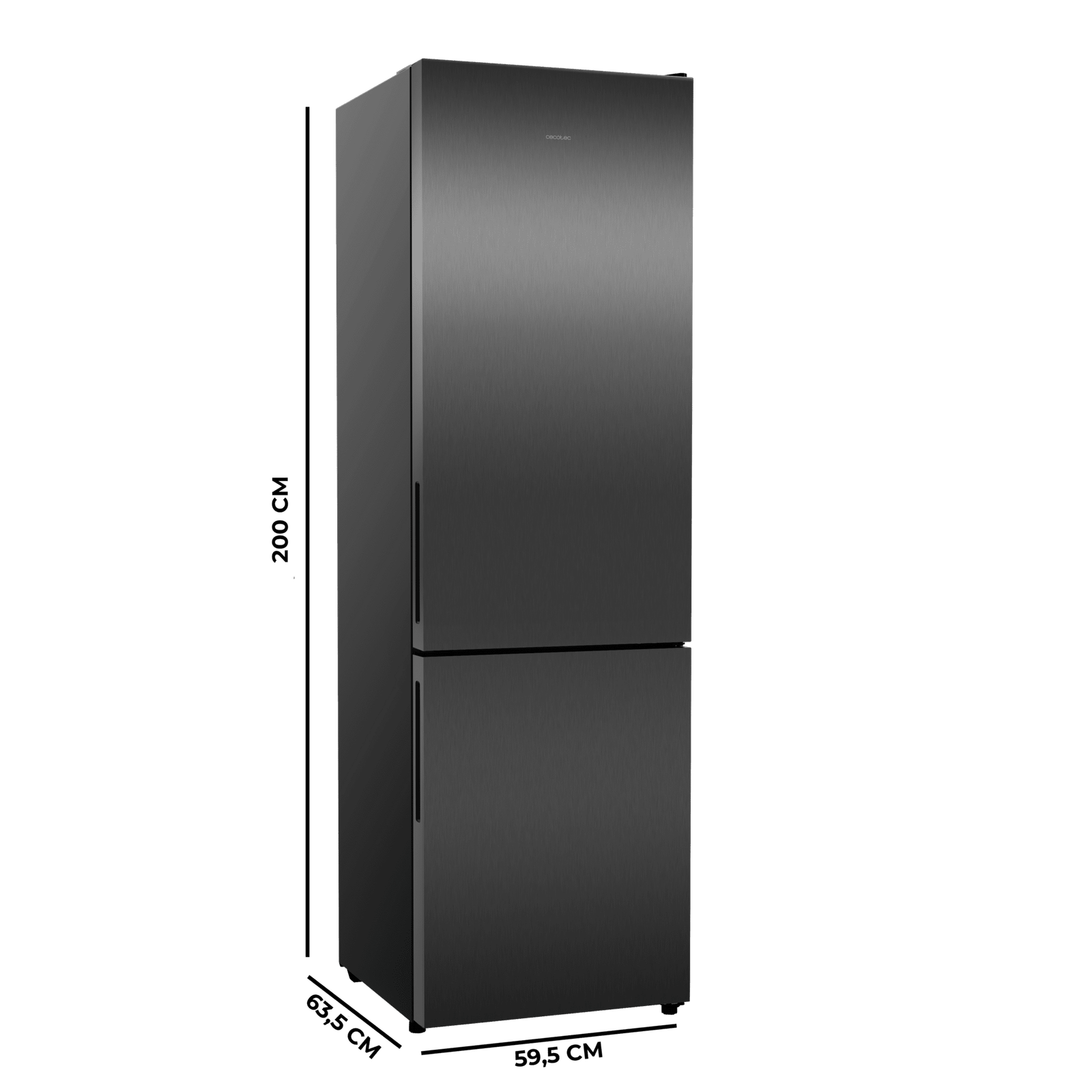 Cecotec Bolero CoolMarket Combi 356i Frigorífico 356L Dark D - Imagen 2