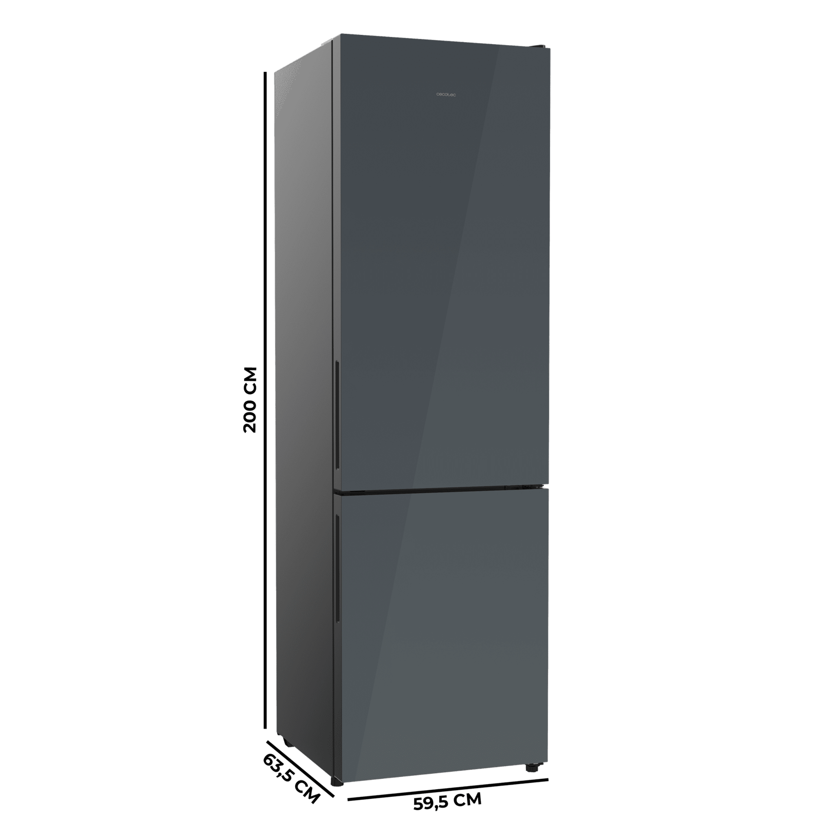 Cecotec Bolero CoolMarket Combi 356i 356L Gris Cristal - Imagen 2