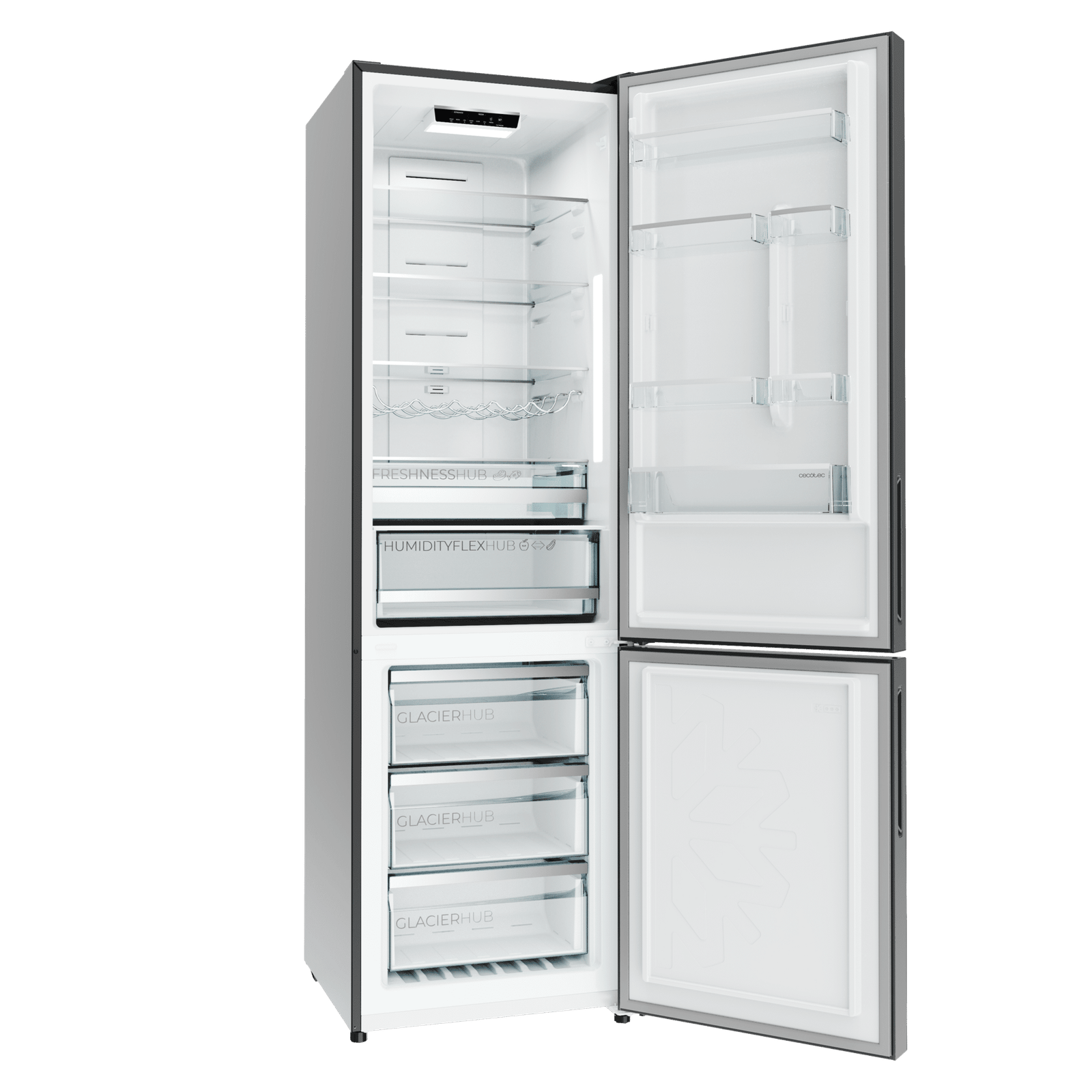 Cecotec Bolero CoolMarket Combi 356i 356L Gris Cristal - Imagen 5