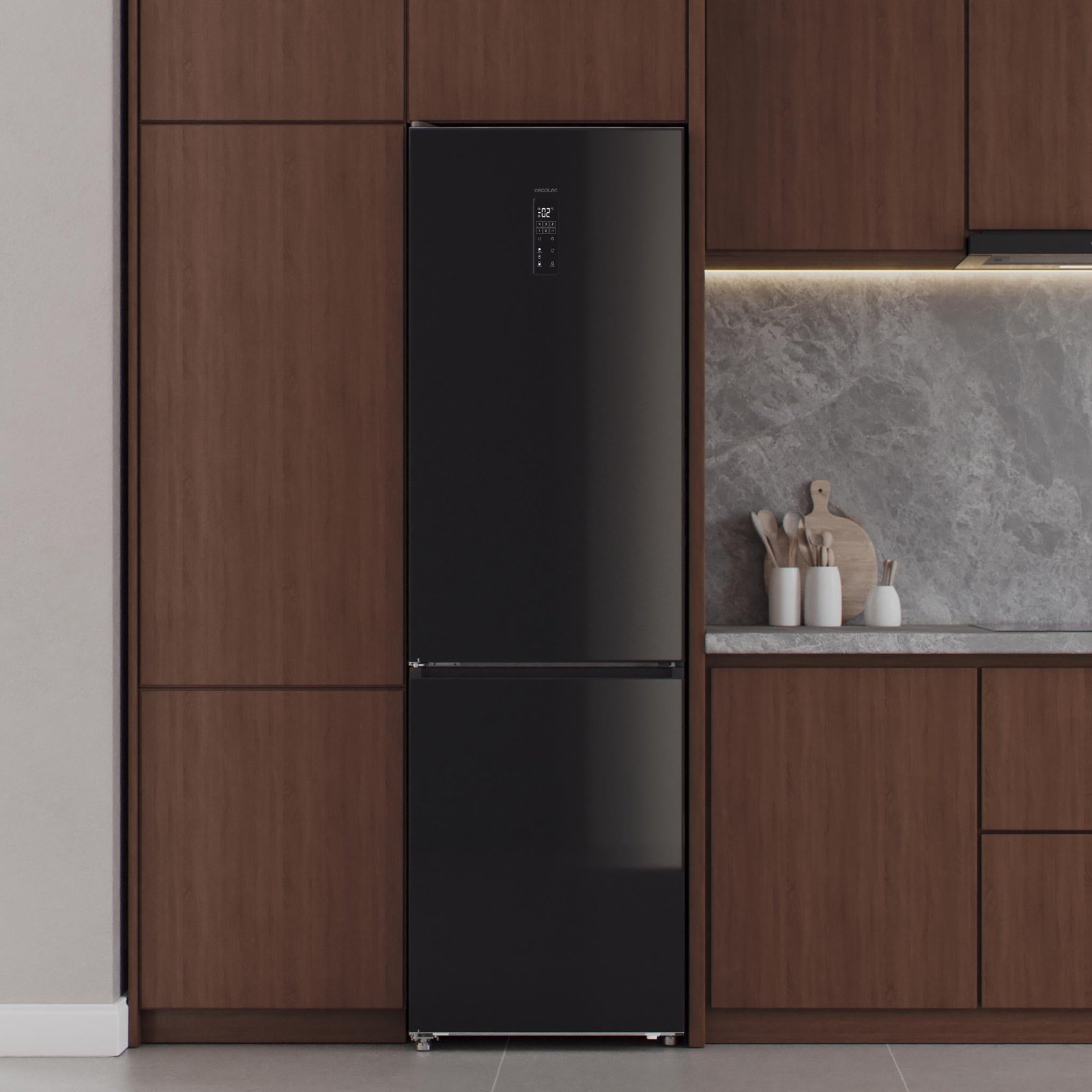 Cecotec Bolero CoolMarket 456 L Frigorífico Black Glass Max Inside - Imagen 7