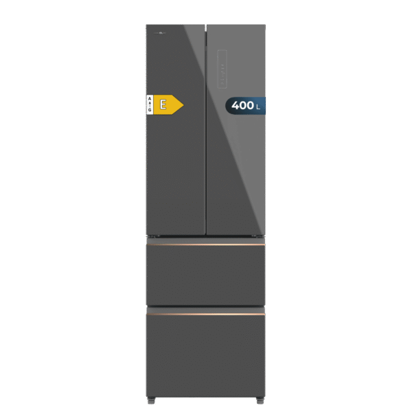 Cecotec Bolero CoolMarket F2D 400 Frigorífico Combi NoFrost Gris 400L