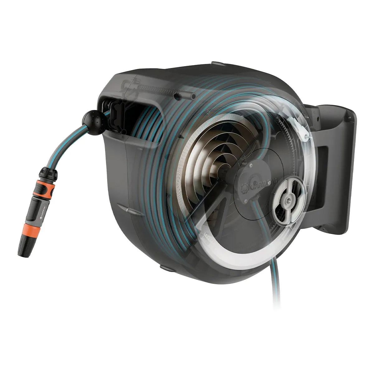 GARDENA Enrollador Automático RollUp L 30m Mural UV - Imagen 2