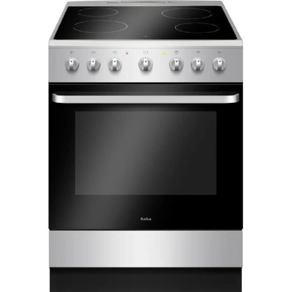 ALPECIN Amica ACV6003S Cocina Vitrocerámica 60×60 cm con Horno 65 L