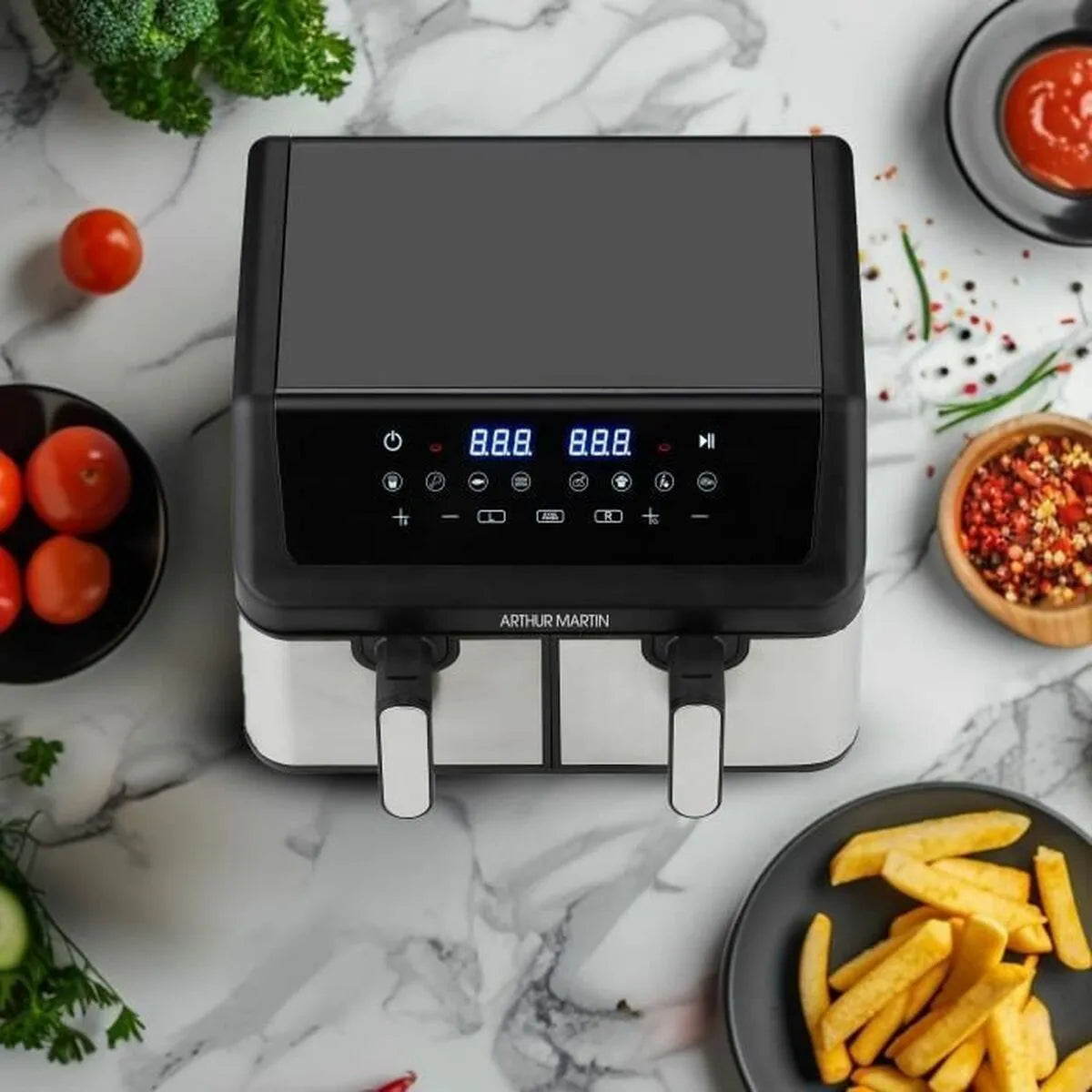 Arthur Martin Airfryer AMPF9: Freidora sin Aceite 9 L - Imagen 4