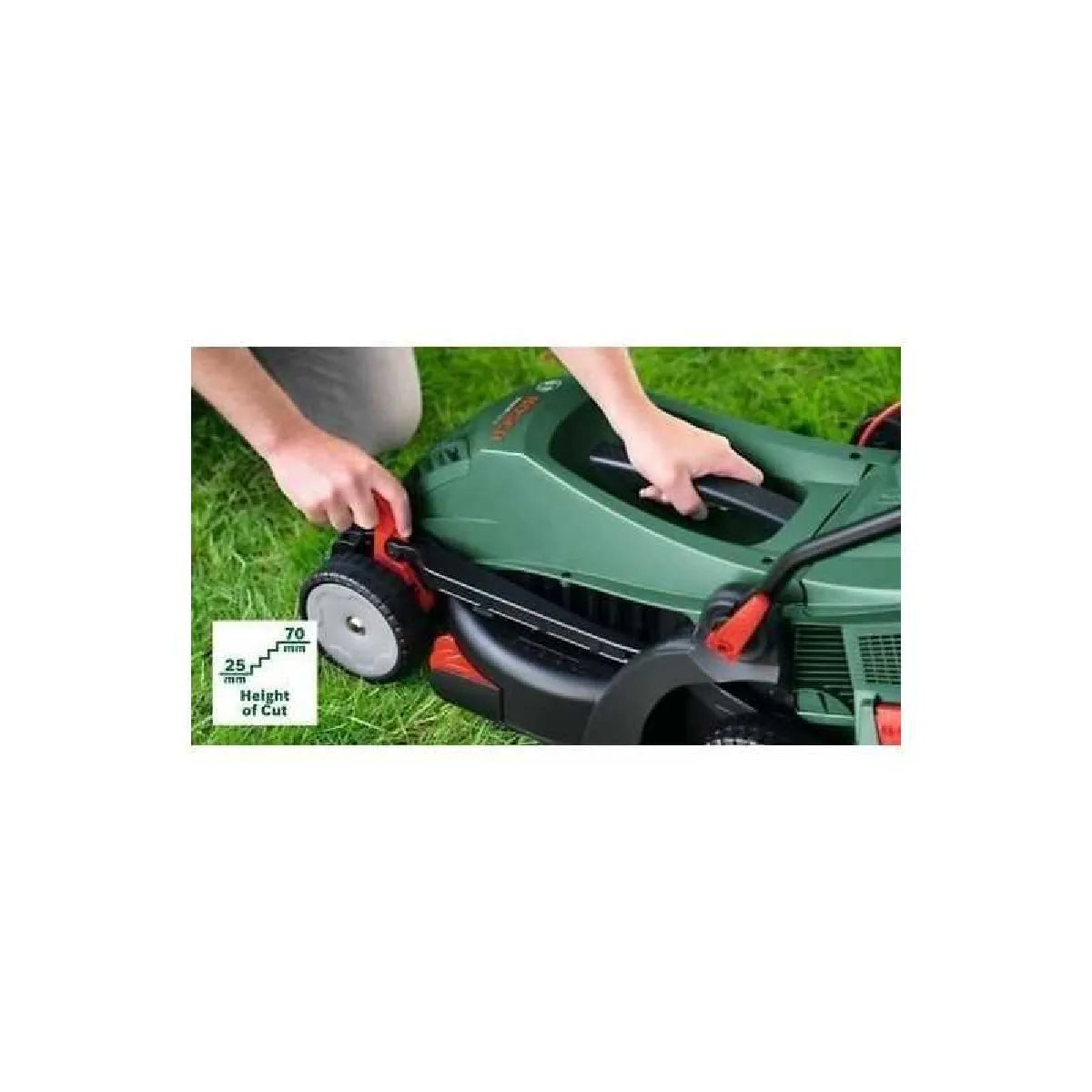 Bosch Cortacésped Eléctrico 1300W 34 cm Ancho 40 L Bolsa - Imagen 3