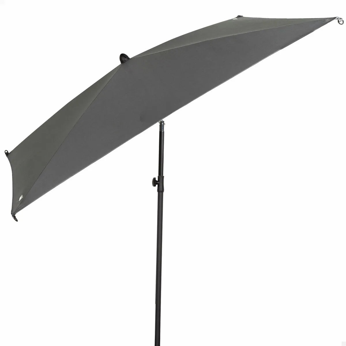 Aktive Parasol Cuadrado de Jardín Gris Con Mástil Centrado - Imagen 2